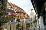 Visualizza la Cappella del Gandhara Buddha, Wat Phra Kaew, Bangkok, La Tailandia.
