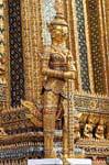 Mankorakarn Ramakien Gigante, Wat Phra Kaew, Bangkok, La Tailandia.