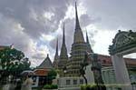 Stupa di Wat Phra Chettuphon, Bangkok, La Tailandia.