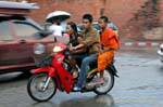 Moto Trio, Chiang Mai, La Tailandia.