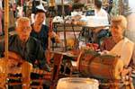 Musicisti tradizionali, Chiang Mai, La Tailandia.