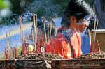 Incenso, Chiang Mai Tempio, La Tailandia.