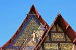 Ornamentali dettaglio Wat Kuan Kama, Chiang Mai Tempio, La Tailandia.