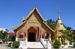 Wat Chai Phrakiat, Chiang Mai Tempio, La Tailandia.