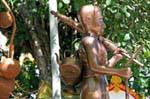 Casseruole Statua, Chiang Mai Temple, La Tailandia.