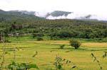 Campagna intorno a Chiang Mai, La Tailandia.