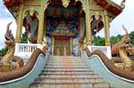 Viharn il tempio buddista di Chiang Mai, La Tailandia.