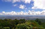 Panorama dalla terrazza, Wat Doi Suthep, Chiang Mai, La Tailandia.
