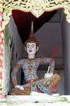 Un divertente Nat Wat Doi Suthep, Chiang Mai, La Tailandia.