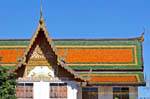 Colori del tetto, il Wat Phra Singh, Chiang Mai, La Tailandia.