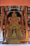 Buddha di smeraldo nel tempio di Wat Phra Singh, Chiang Mai, La Tailandia.
