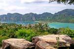 Punto di vista panoramica, Koh Phi Phi, La Tailandia.