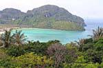 Panorama Lodalum Bay, Koh Phi Phi, La Tailandia.