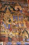 rappresentazione di un antico racconto Gataka, Wat Phra That Lampang Luang, La Tailandia.