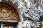 Piccione pietra, il Wat Phra That Lampang Luang, La Tailandia.