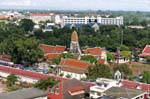 Panorama Phra Sri Rattana Wat Mahathat, Phitsanulok, La Tailandia.