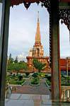 Pagoda Wat Chalong, Phuket, La Tailandia.