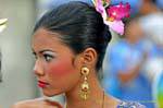 Profilo femminile, Gay Festival Patong, Phuket, La Tailandia.