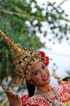 Tailandese tradizionale Ballerino, Festival Patong, Phuket, La Tailandia.