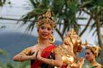 Festival ballerino Thai Patong, Phuket, La Tailandia.