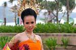 Ritratto di vincere, Festival Patong, Phuket, La Tailandia.