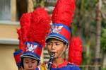 Musicisti plume Festival Patong, Phuket, La Tailandia.