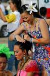 Via parrucchiere, Festival Patong, Phuket, La Tailandia.