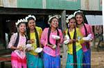 Fioritura ragazze, Phuket Town Gypsy, La Tailandia.