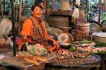 Mercato Risate Sukhothai, La Tailandia.