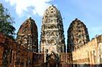 Sri Sawai, Sukhothai, un tempio khmer, La Tailandia.