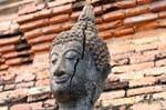 Frattura, Sukhothai, Wat Mahathat, La Tailandia.
