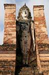 Attharot Phra Buddha, Sukhothai, Wat Mahathat, La Tailandia.