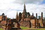 Sukhothai, Wat Mahathat, Ramkhamhaeng Royal Grand Shrine, La Tailandia.