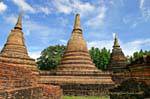 Parco storico di Sukhothai, Wat Mahathat, La Tailandia.
