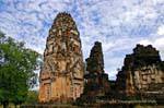 Torre Nord, Sukhothai, Wat Phra Pai Luang, La Tailandia.