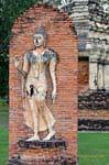 Sukhothai, Wat Trapang Ngoen, Abhaya Mudra, La Tailandia.