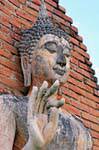Vitarka-Mudra, Sukhothai, Wat Trapang Ngoen, La Tailandia.