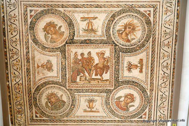 Rosette mosaico, Museo Nazionale del Bardo - Tunisia