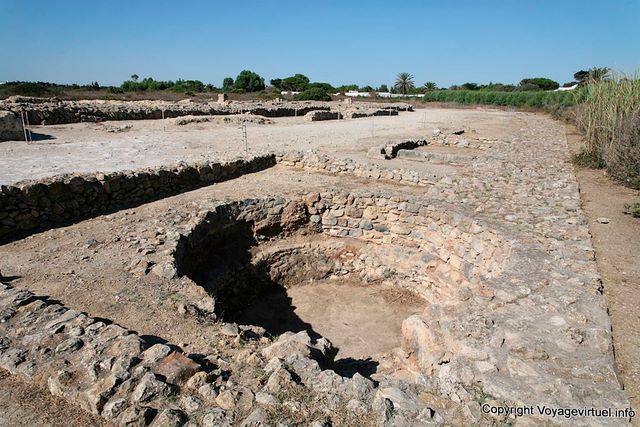 Kerkuane, gli scavi in ​​corso presso il sito periferia - Tunisia