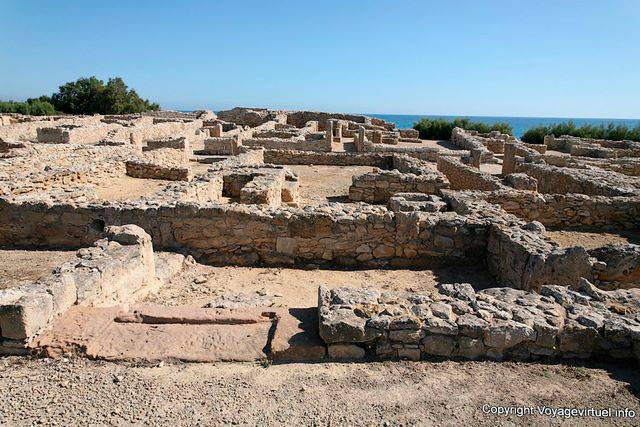 Kerkuane, un quartiere della città antica - Tunisia