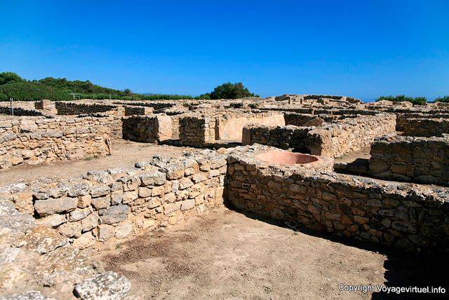 Kerkuane, gruppo residenziale nel Cap Bon - Tunisia
