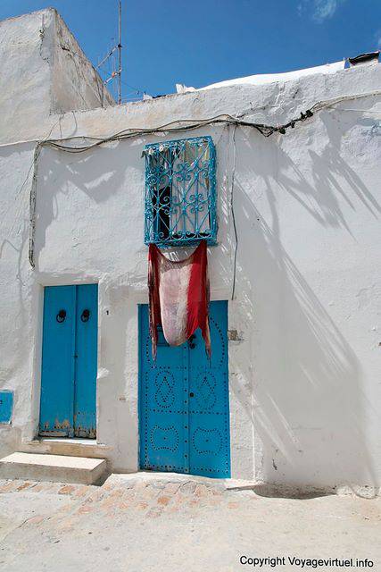 Sidi Bou Said, scialle sospeso - Tunisia