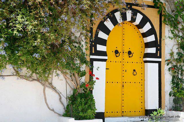 Sidi Bou Said, Porta Giallo - Tunisia