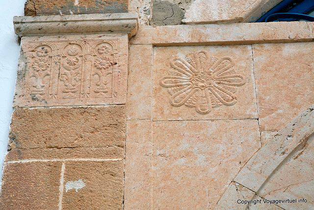 Sidi Bou Said, bassorilievo sulle Wall Signs - Tunisia