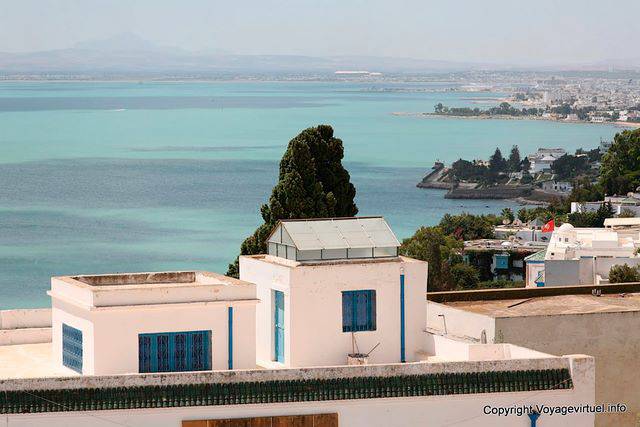 Sidi Bou Said, che si affaccia sul Golfo di Tunisi - Tunisia