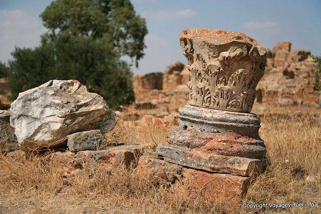 Thuburbo Majus rovine terra - Tunisia
