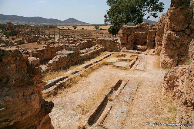 Thuburbo Majus, i bagni invernali - Tunisia