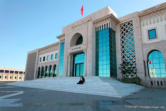 Sedile anteriore del comune di Tunisi - Tunisia