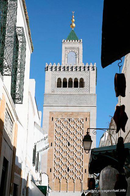 Minareto della moschea di Zitouna, Tunisi - Tunisia