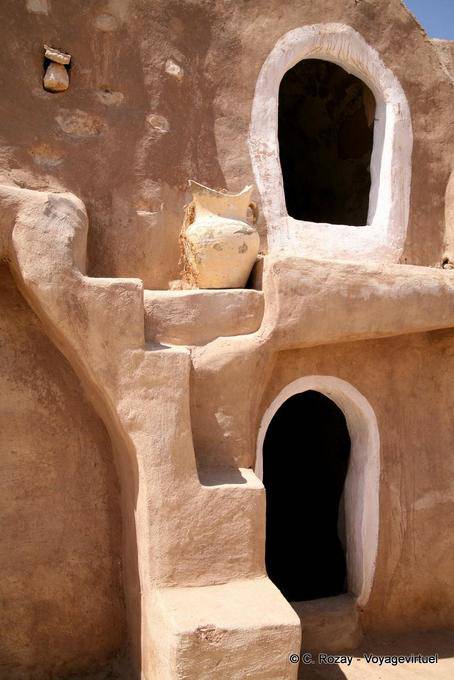 Scale imbiancate, Ksar Haddada - Tunisia